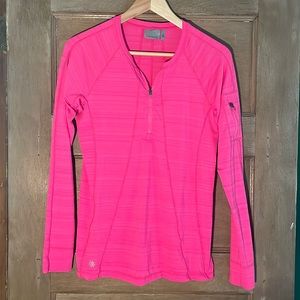 Athleta Pacifica 1/4 Zip Pullover Top Size M